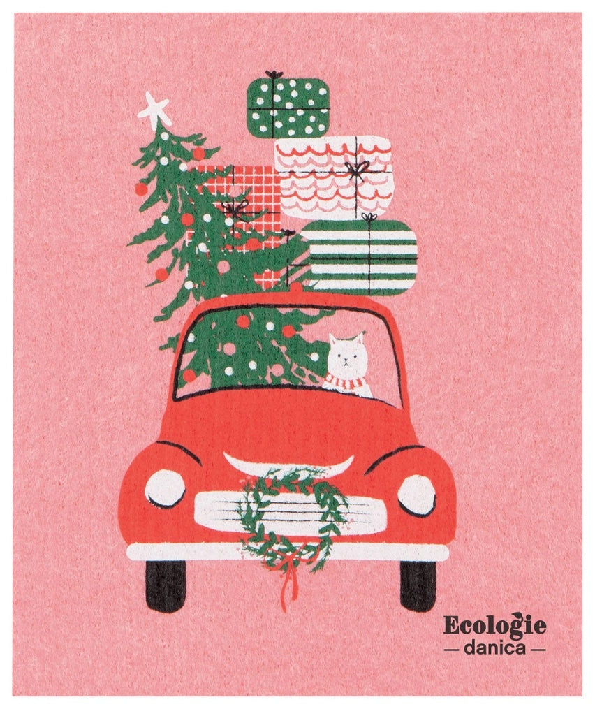 Danica - Winter Wheels Cat Swedish Cloth