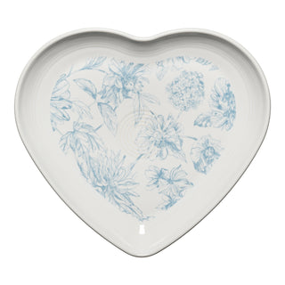 Fiesta® Heart Plate - Botanical Floral