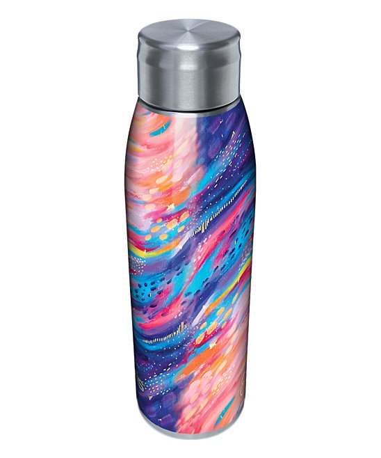 Tervis - Stainless Steel Happy Abstract - 17 oz. Slim Water Bottle
