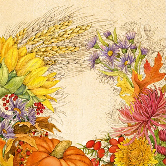 Beautiful Harvest Fall/Thanksgiving Guest Towels BF792360