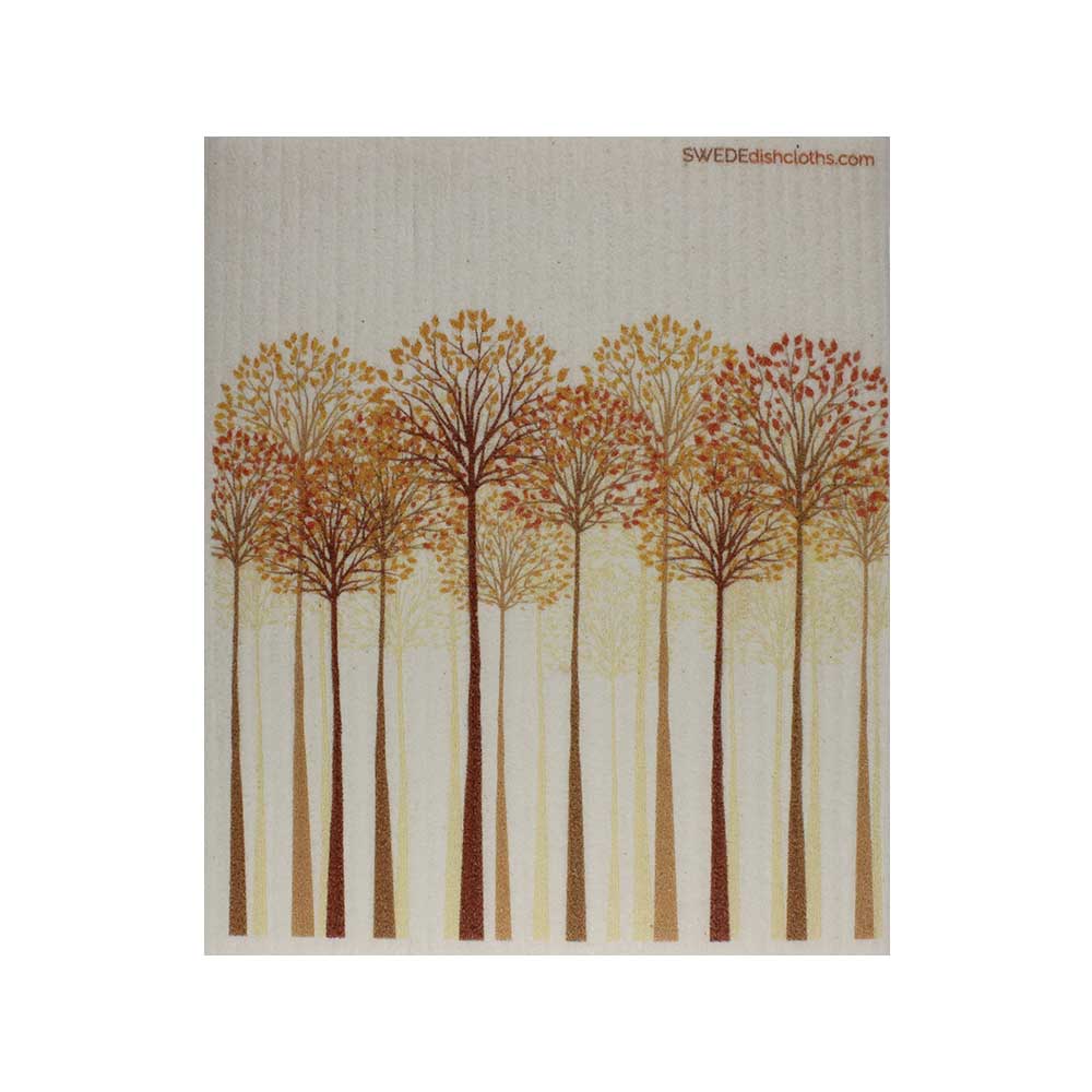SWEDEdishcloth - Tall Autumn Trees
