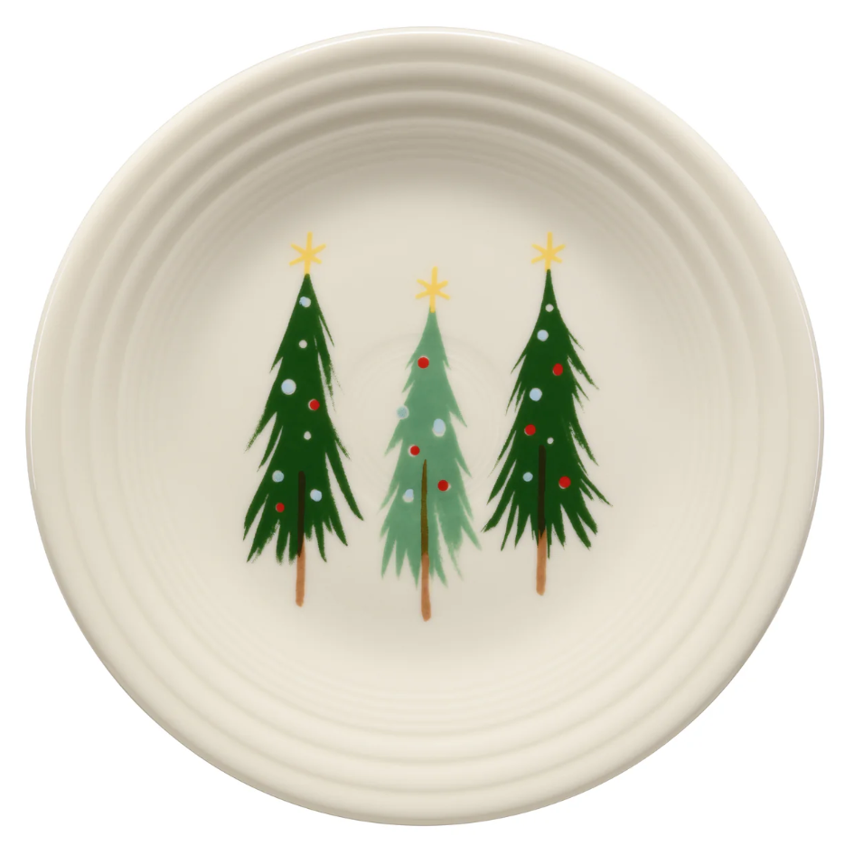Fiesta® Luncheon Plate - Jolly Christmas Three Trees