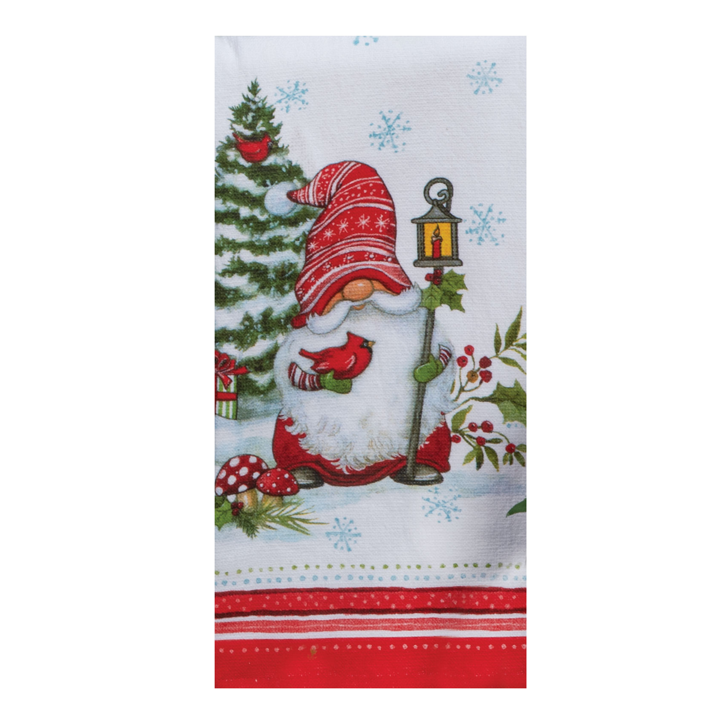 Christmas Gnomes Dual Purpose Terry Towel
