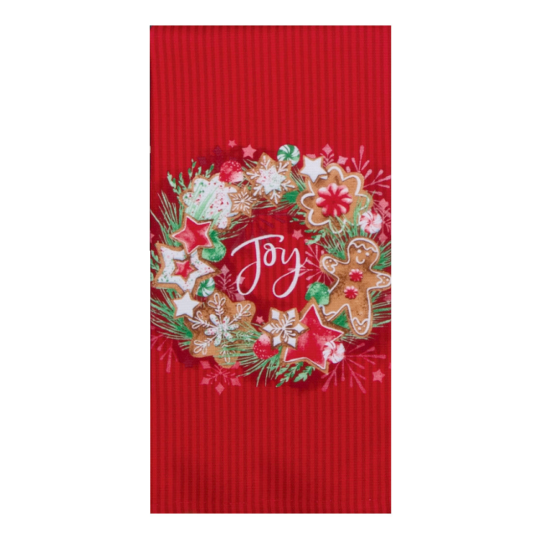 Sweet Ginger Joy Wreath Dual Purpose Terry Towel