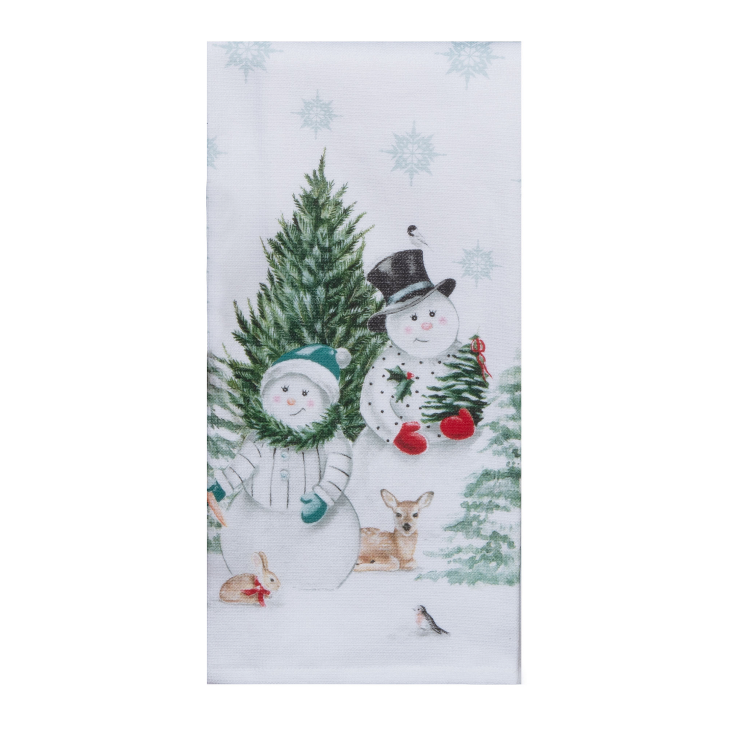 Evergreen Forever Snowman Dual Purpose Terry Towel