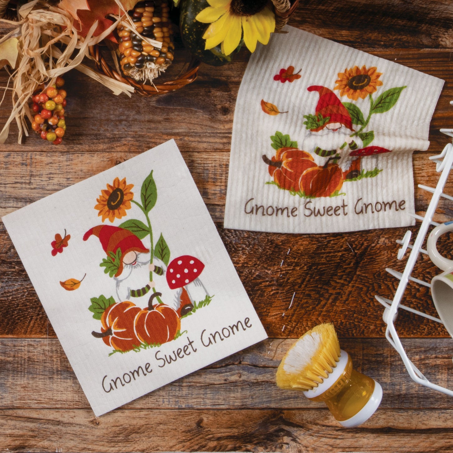 Harvest Gnome 2PK Swedish Fun Cloths