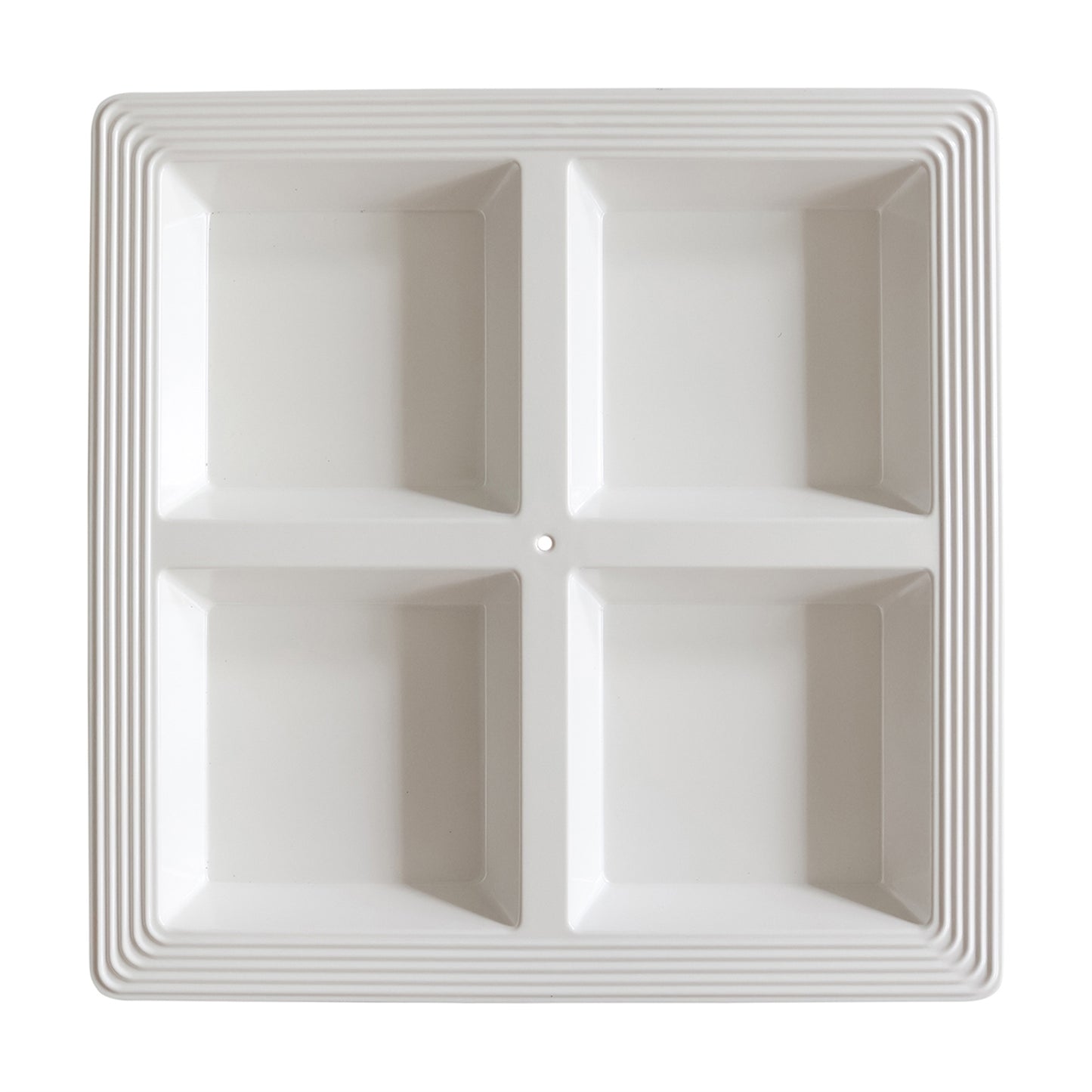 Nora Fleming Melamine Square Divided Server Pinstripes MEL10
