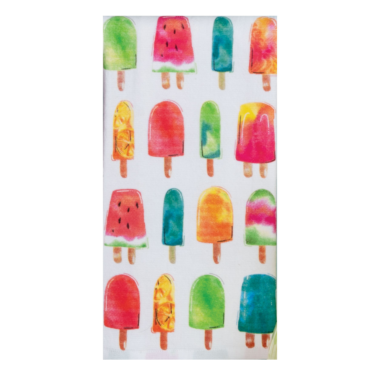 Multi Popsicles Dual Purpose Terry Towel