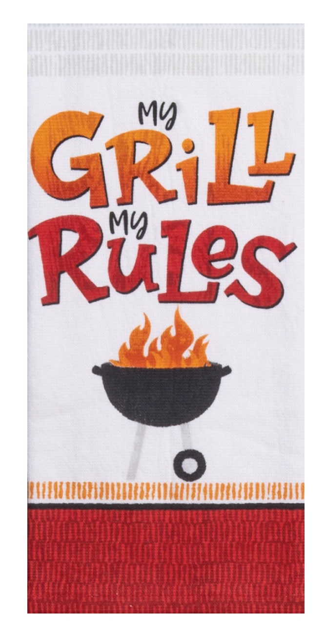 My Grill My Rules Dual Purpose Terry Towel