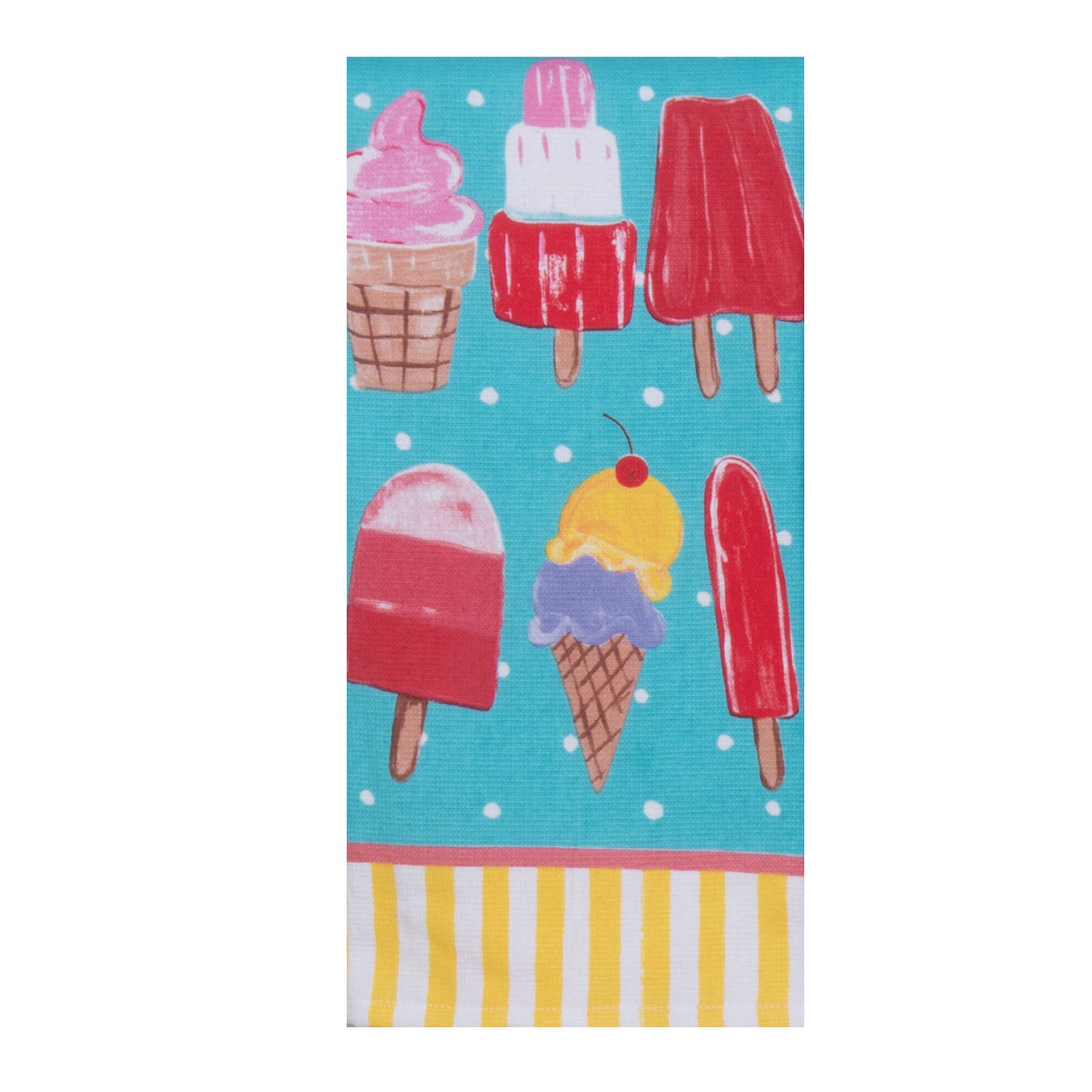 Summer Fun Lots of Scoops Dual Purpose Terry Towel