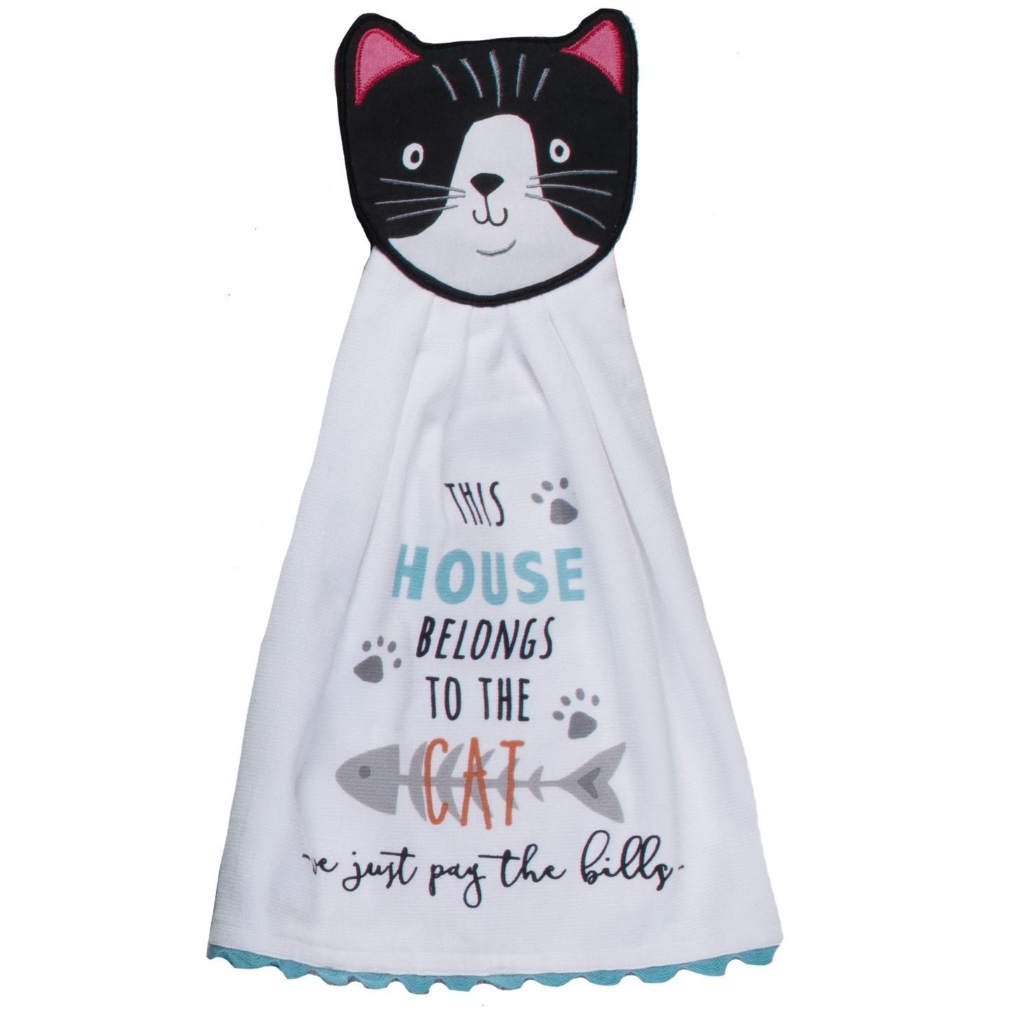 Cat House Hang-Ups Dual Purpose Towel