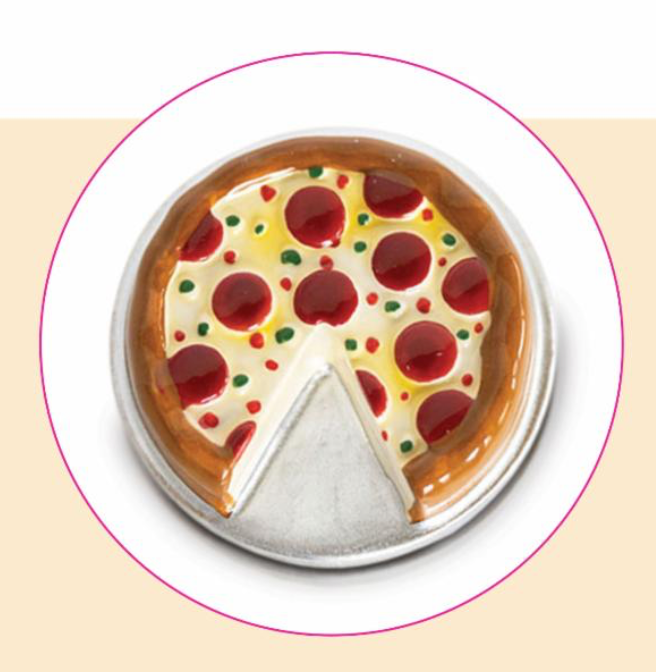Nora Fleming - slice, slice, baby! (pizza) A414