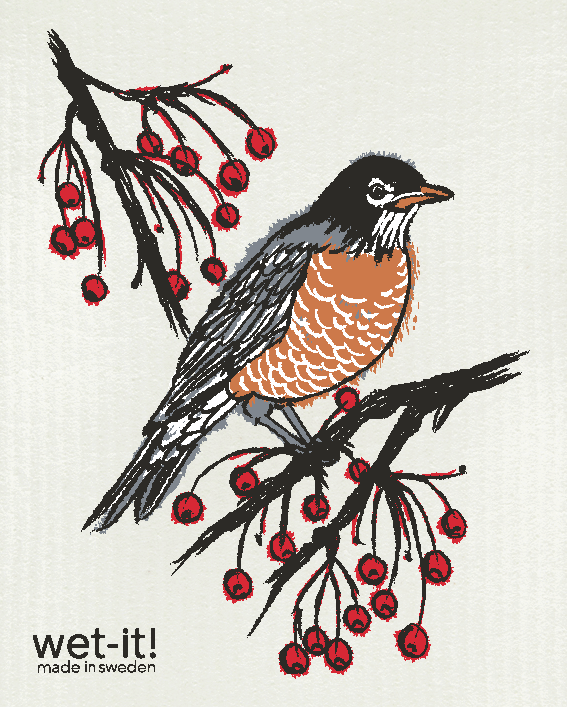 Wet-It American Robin Swedish Cloth