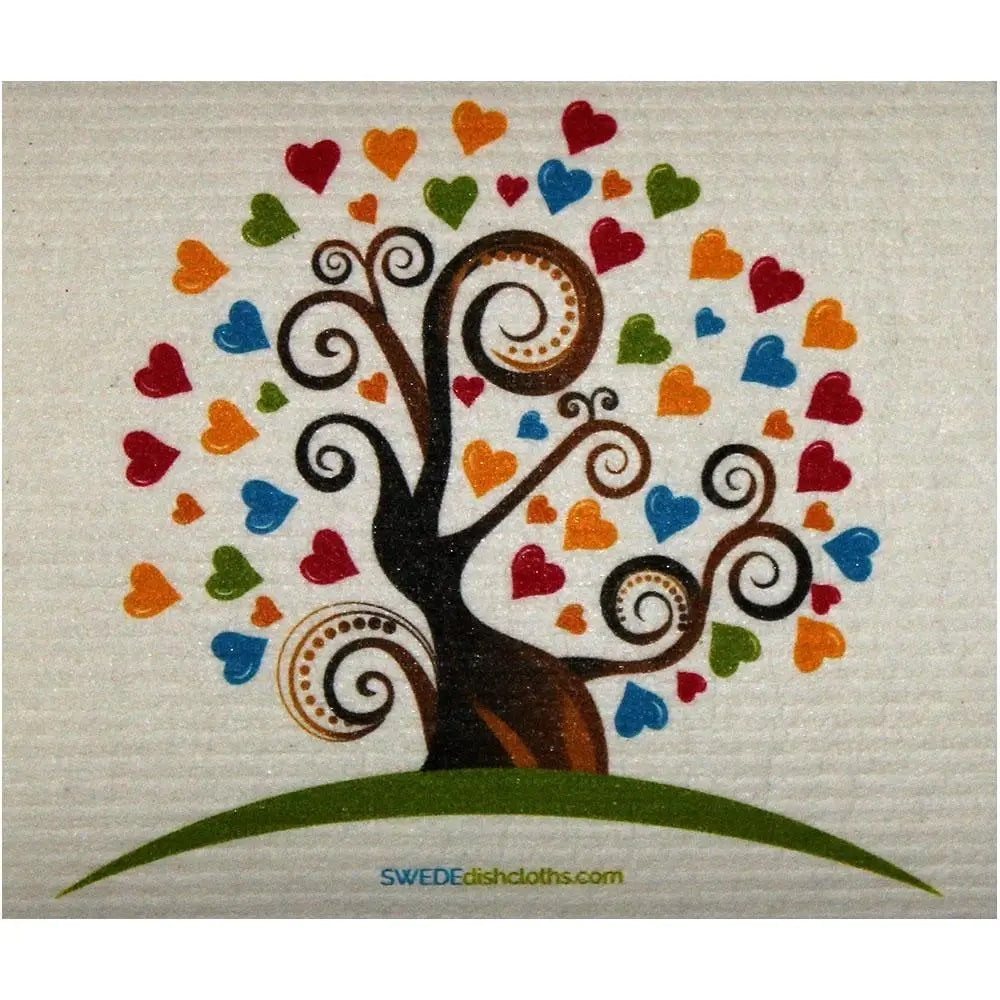 SWEDEdishcloth - Heart Tree