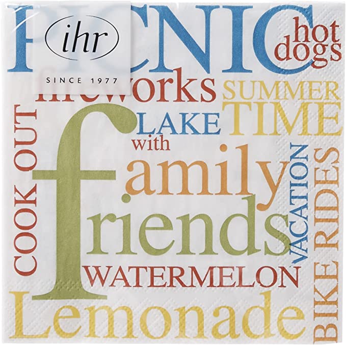 Picnic Paper Cocktail Napkins