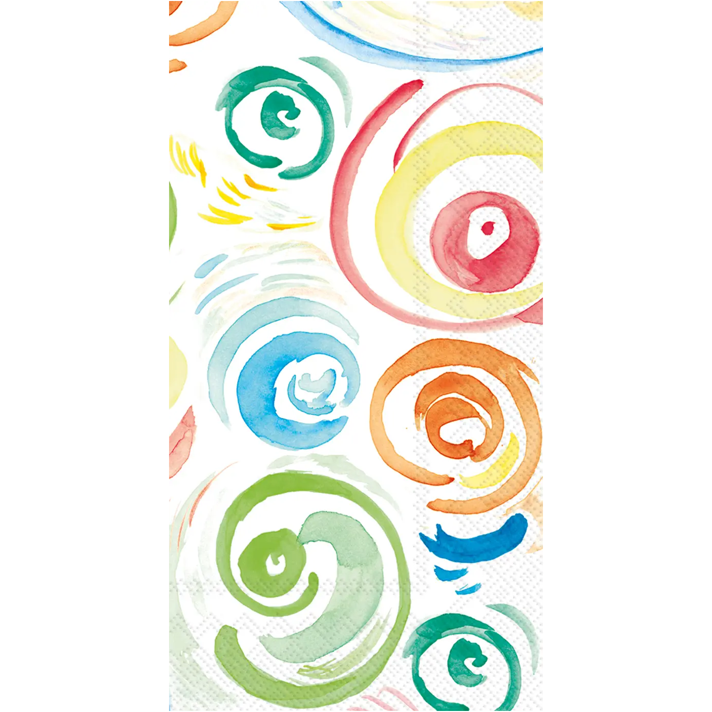 Happy Circles White Paper Guest Towels