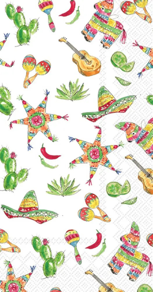 Fiesta Pattern Paper Guest Towels