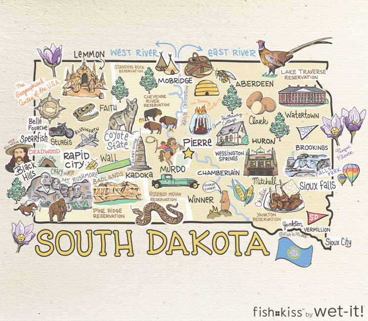 Wet-it - Fishkiss South Dakota FW-SD
