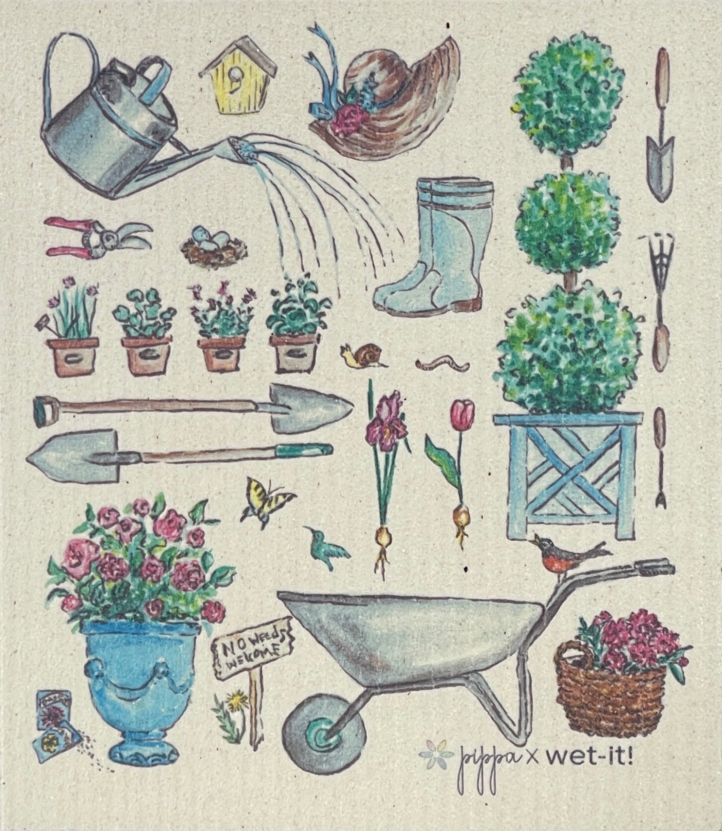 Wet-it - Pippa English Cottage Garden PW-10