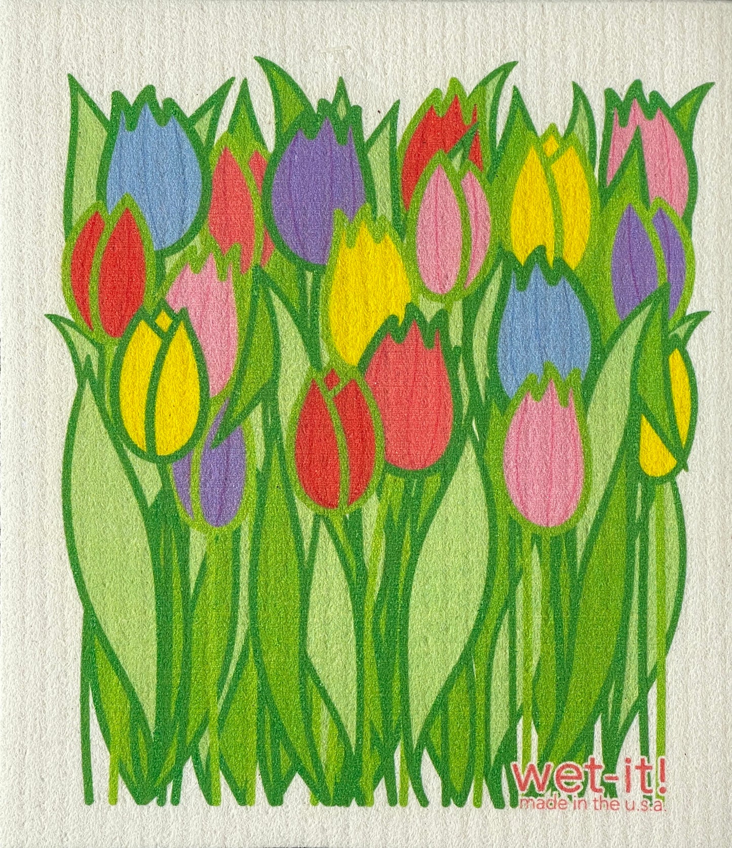 Wet-It - Tulip Field Swedish Cloth W10-55