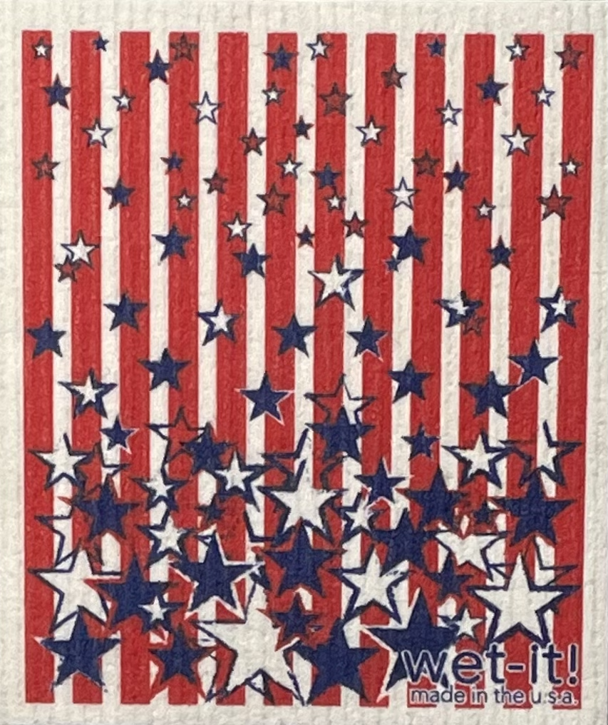 Wet-It Stars and Stripes Swedish Cloth