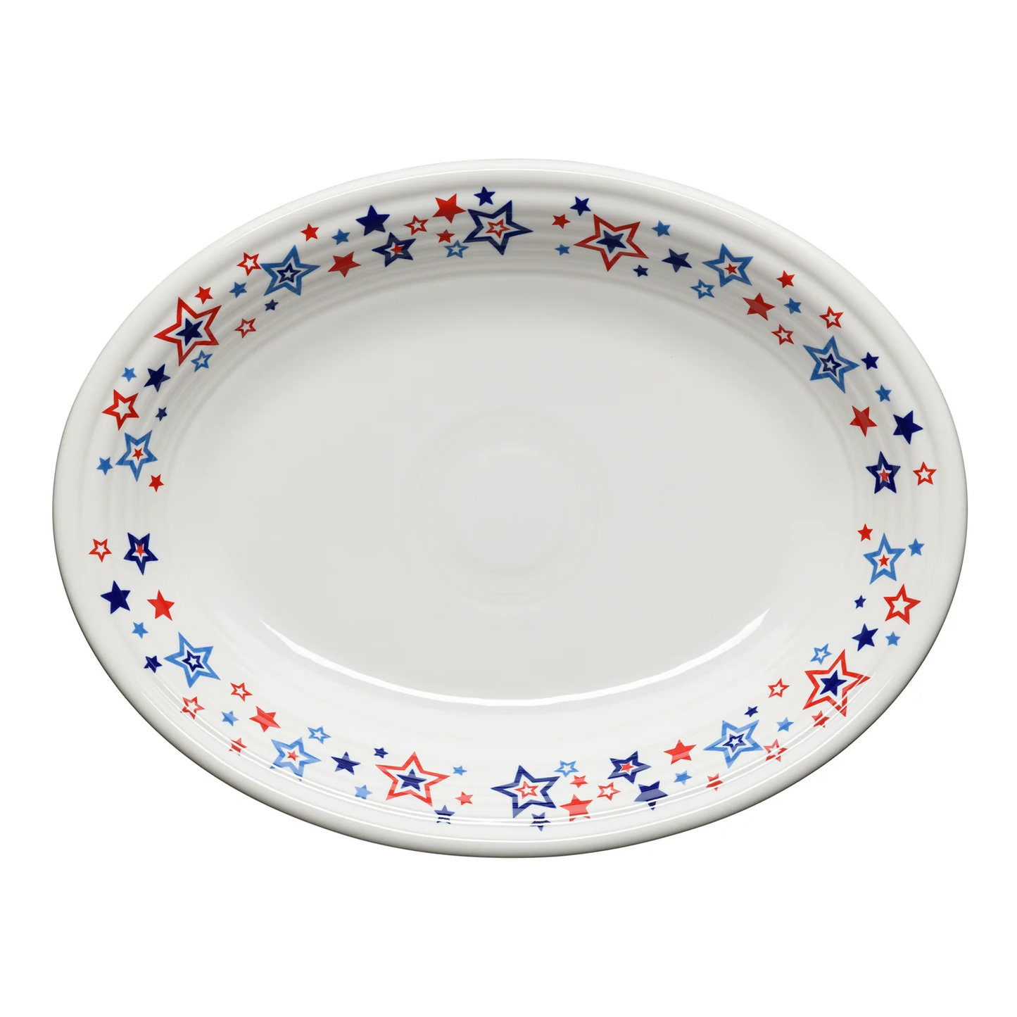 Fiesta® Medium Oval Platter - Americana Stars