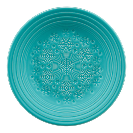 Fiesta® Embossed Snowflake Plate