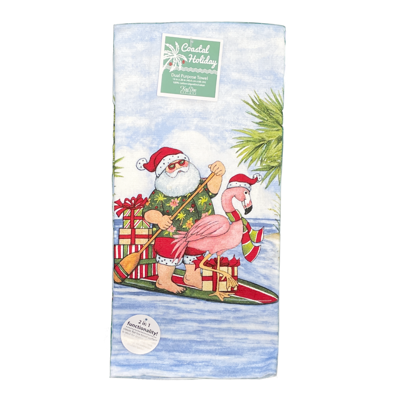 Beach Santa Dual Purpose Terry Towel