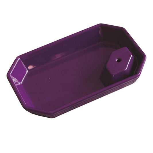 Nora Fleming Pinstripes Dainty Dish - Purple MEL09