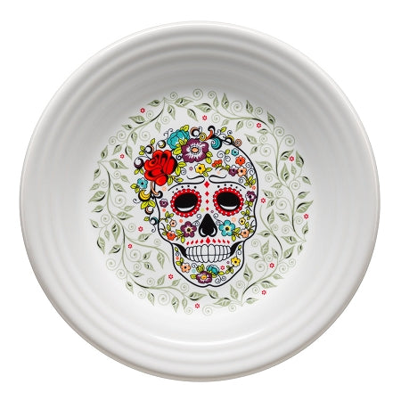 Luncheon Plate 9" - Skull and Vine Sugar