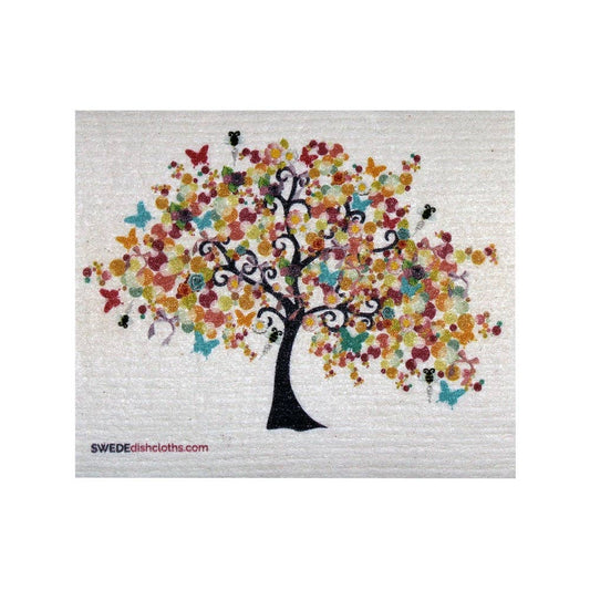 Swedish Dishcloth Spring tree