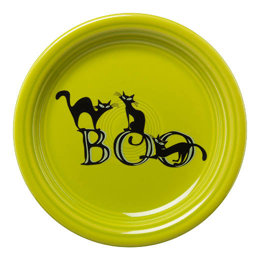Fiesta® Appetizer Plate - Trio of Boo Cats
