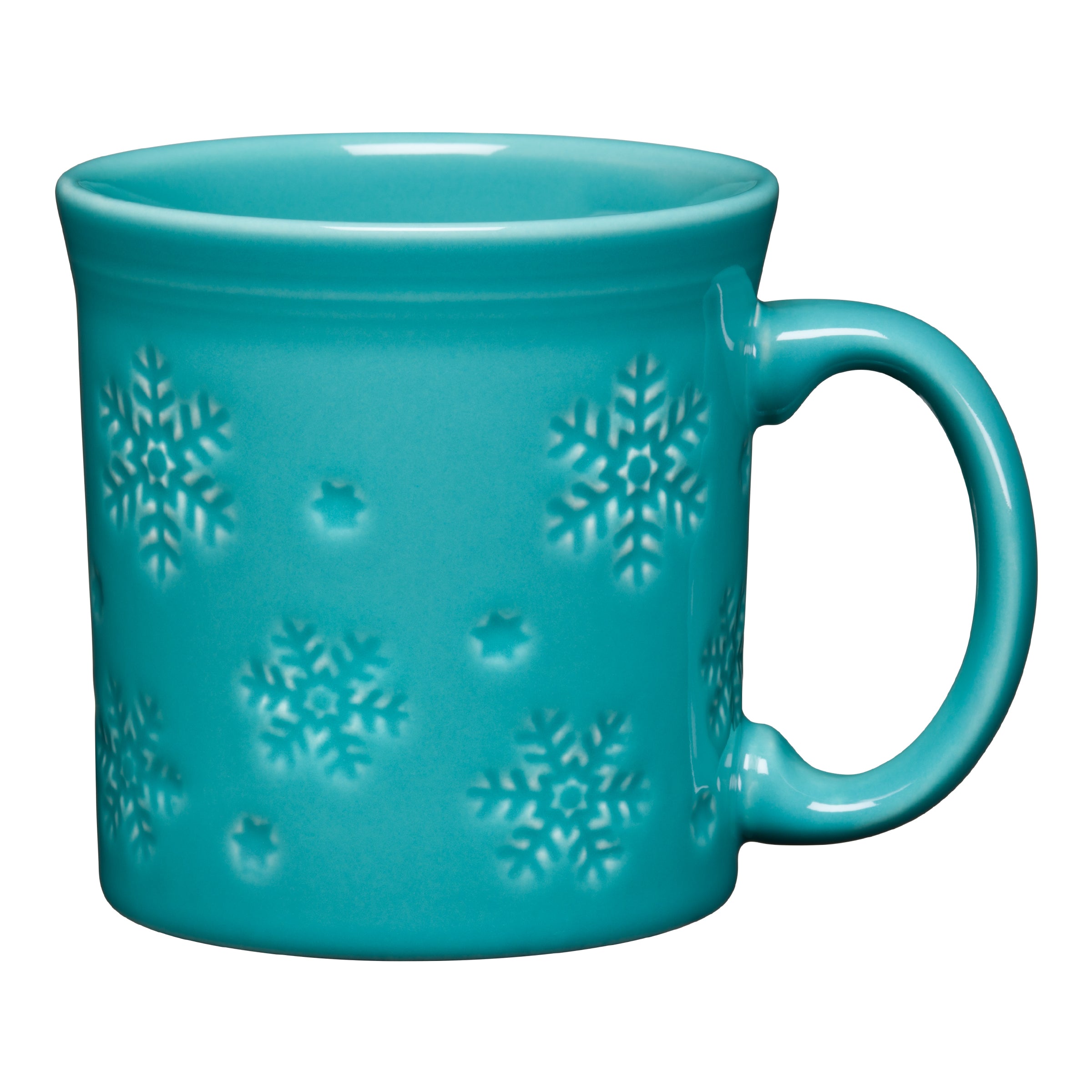 Fiesta Java Mug Embossed Snowflake DishGirl