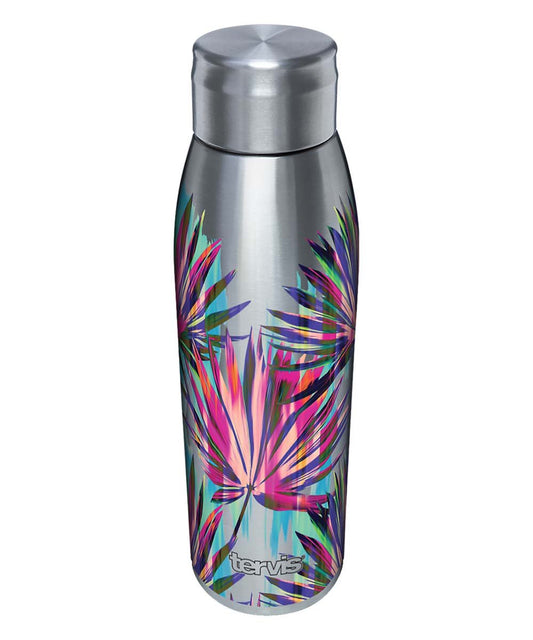 Tervis - Stainless Steel - Multi-color Palms 17-Oz. Slim Water Bottle