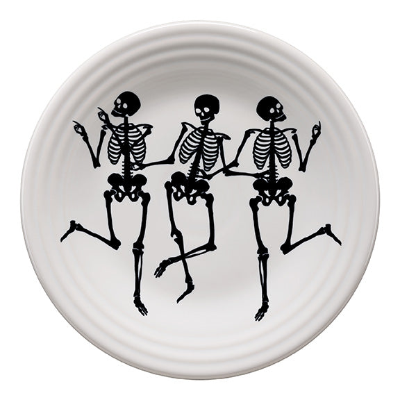 Fiesta® Luncheon Plate - Trio of Skeletons