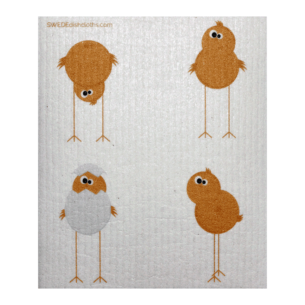 SWEDEdishcloth - Funny Chickens