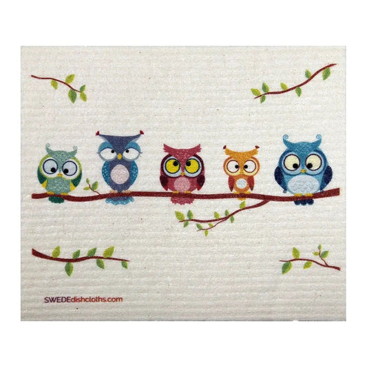 SWEDEdishcloth - Owl Friends