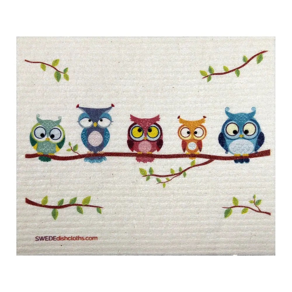 SWEDEdishcloth - Owl Friends