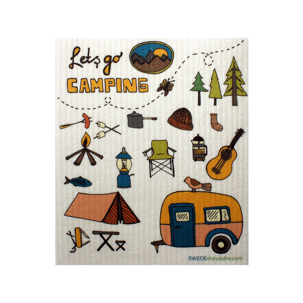 SWEDEdishcloth - Lets Go Camping