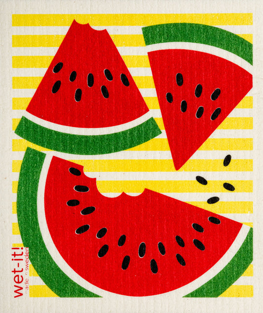 Wet-It Watermelon Slices Swedish Cloth