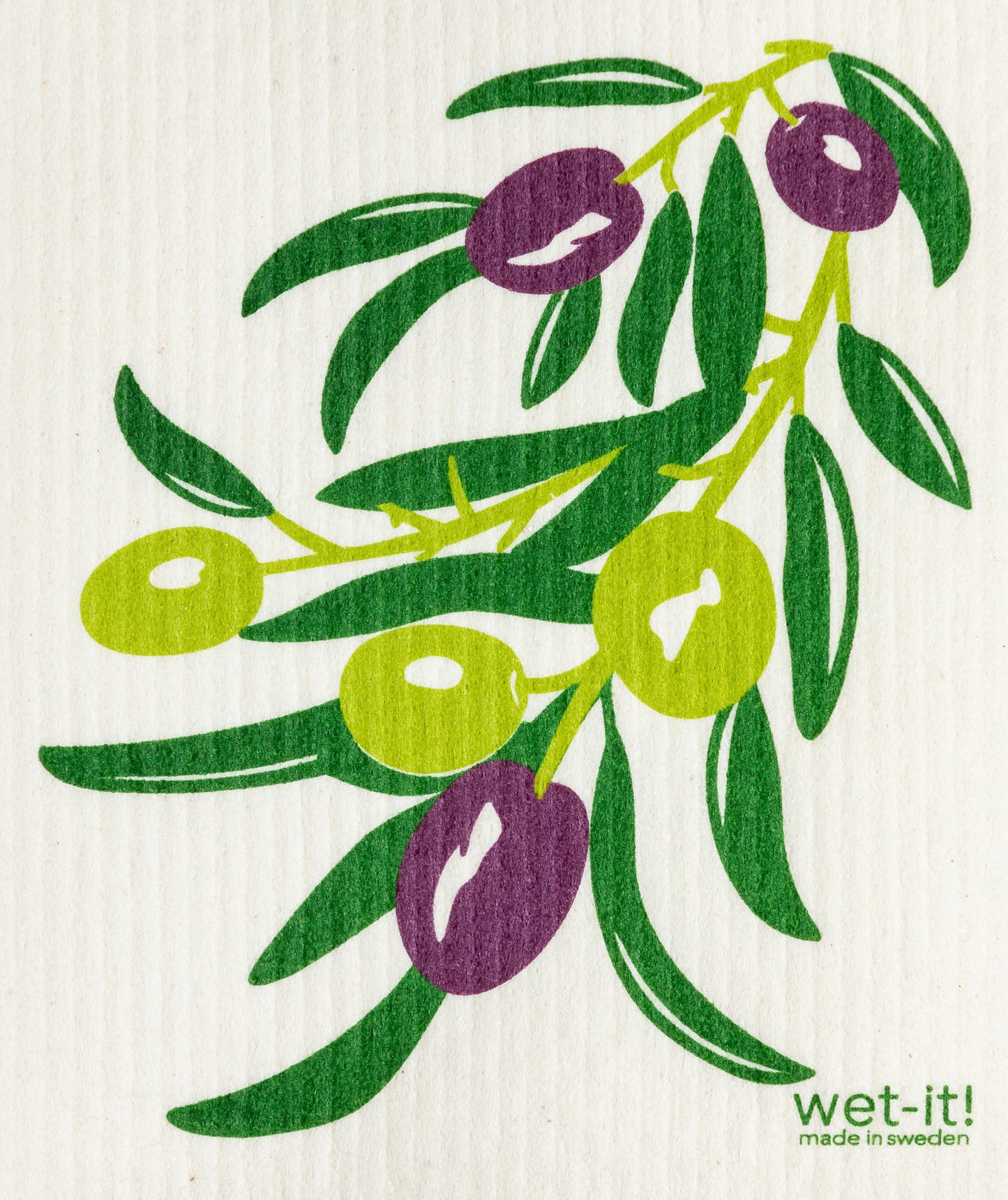 Wet-It - Olive Branch Swedish Cloth W2-12