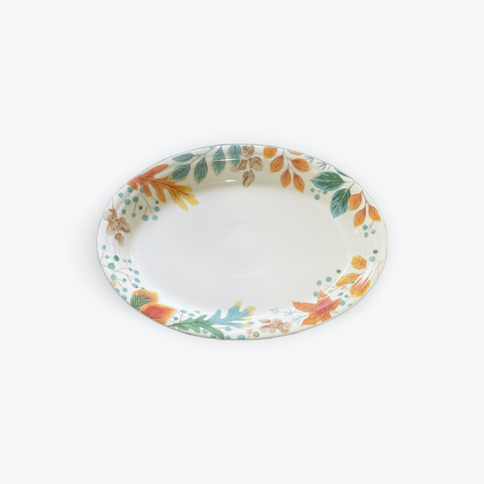 Fiesta® Large Oval Platter  13 5/8 Inch - Autumn Fields