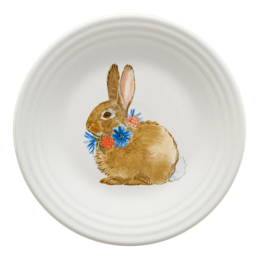 Fiesta® Luncheon Plate - Breezy Floral Easter Bunny