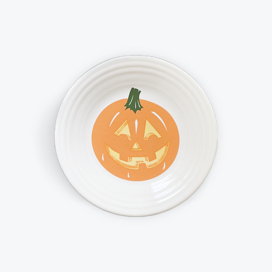 Fiesta® Luncheon Plate - Jack O Lantern Pumpkin