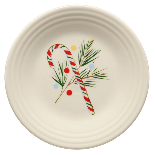 Fiesta® Luncheon Plate - Jolly Christmas Candy Cane