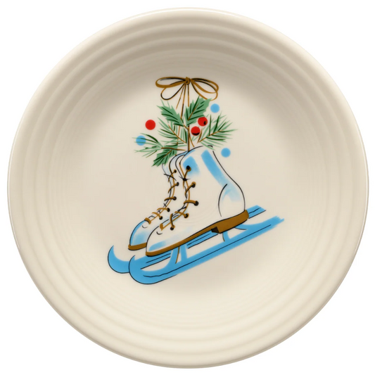 Fiesta® Luncheon Plate - Jolly Christmas Skates