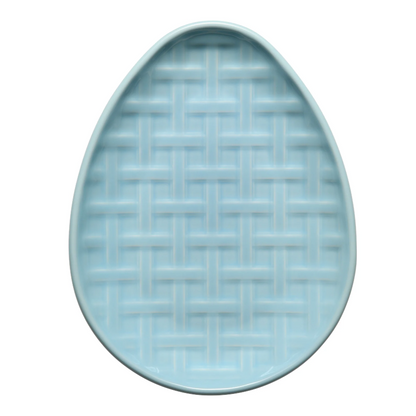 Fiesta® Embossed Egg Plate