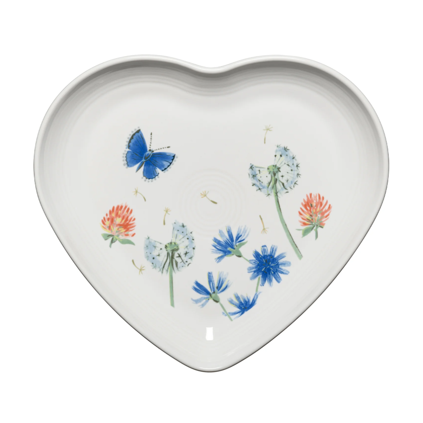 Fiesta® Heart Plate - Breezy Floral
