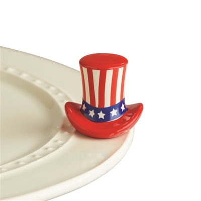 Nora Fleming Uncle Sam Hat Mini A53