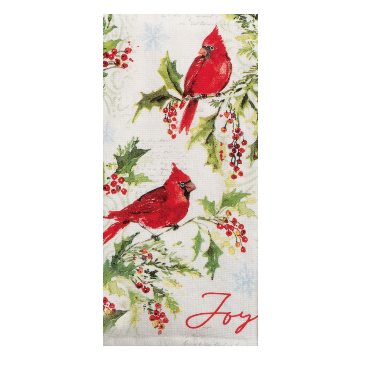 Cardinal & Holly Dual Purpose Terry Towel